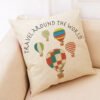 Hot Air Balloon Cushion Cover-Throw Pillows-Arlik interiors