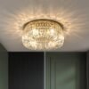 Minimalist Crystal Glass Round Ceiling Chandelier-Light Fixtures-Arlik interiors