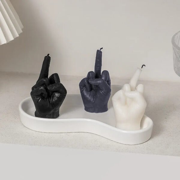 Finger Shaped Gesture Scented Candles-Candles-Arlik interiors