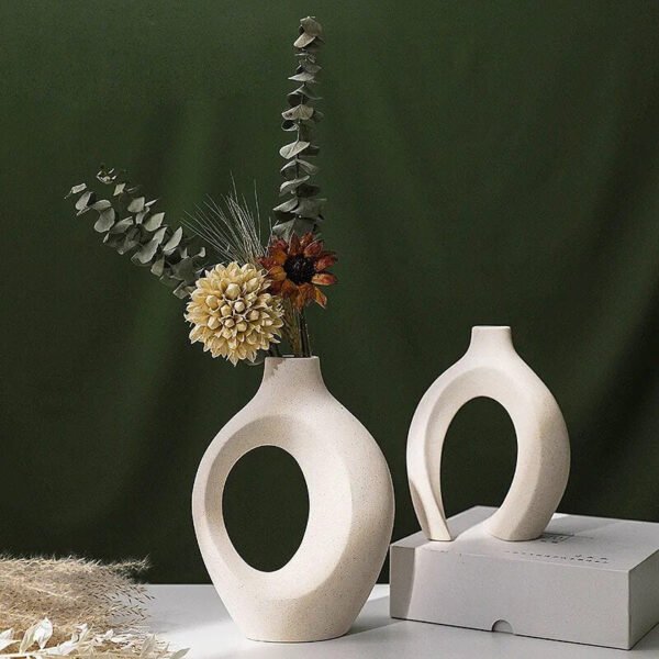 Nordic Ceramic Vase-Vase-Arlik interiors