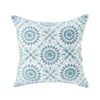 Cotton Canvas Floral Embroidered Cushion Cover 45*45-Throw Pillows-Arlik interiors