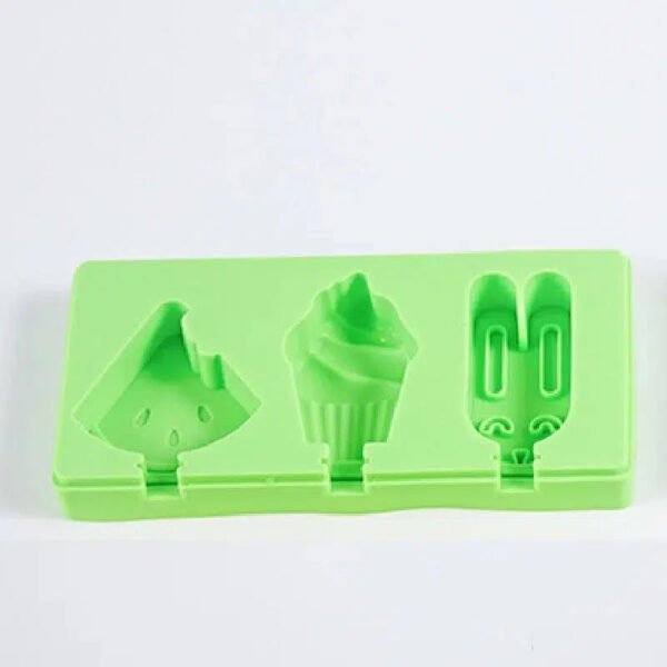 Food Grade Silicone Made with Lid Homemade Ice Cream Ice Cream Popsicle Popsicle Mold DIY Cartoon Cheese Stick Tool-Arlik interiors