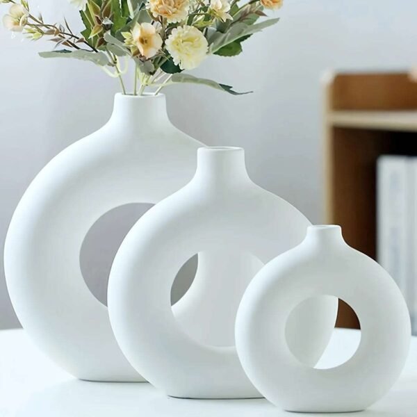 1pc Ceramic Vase Decor-Vases-Arlik interiors