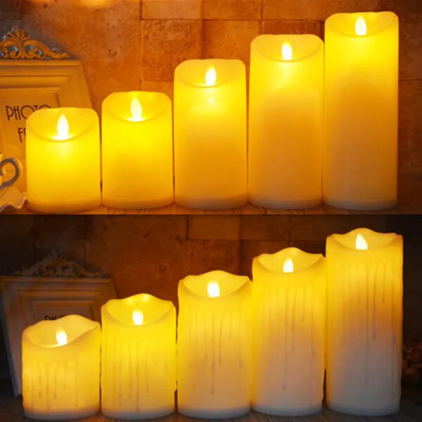 Flameless Flickering Led Candles Light Tealight Led Candles-Candles-Arlik interiors