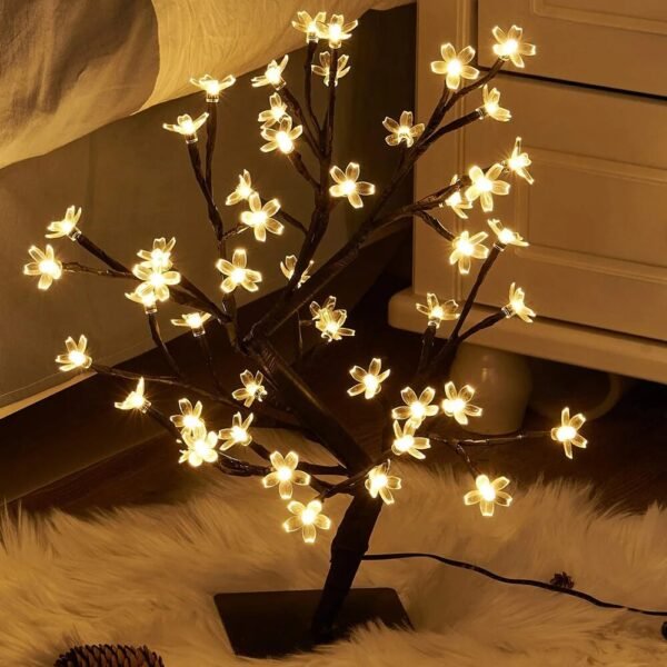 LED USB Tree Light Table Lamp-Light Fixtures-Arlik interiors