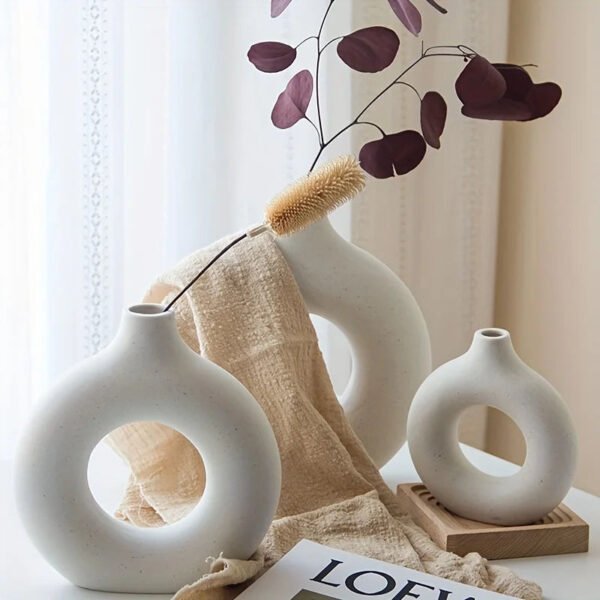 1pc Ceramic Vase Decor-Vases-Arlik interiors