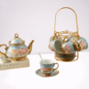 20PCs Ceramic Tea Pot And Cup Set-Mug-Arlik interiors