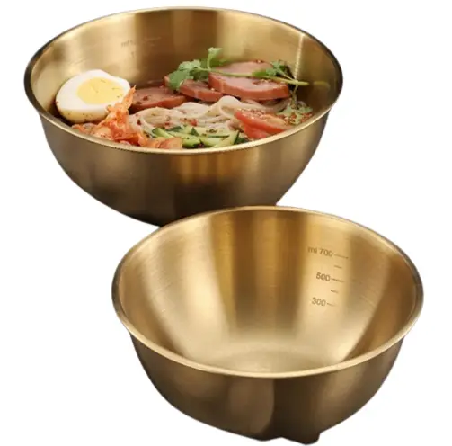 Kitchen Stainless Steel Fruit And Salad Bowls-Tableware-Arlik interiors